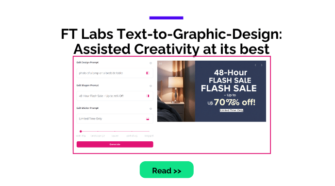 FT Labs Text-to-Graphic-Design: AI Assisted Creativity at its best
